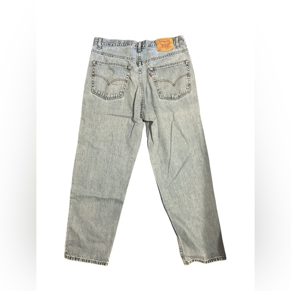Levi's Light Blue Straight Jeans, Size: 38x30 - Picture 2 of 5